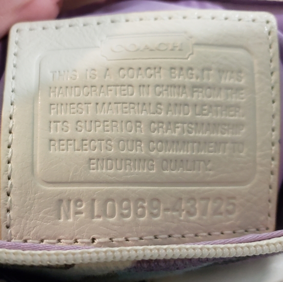 Coach Kristin Op Art Crossbody Bag Multi Color - Picture 3 of 5